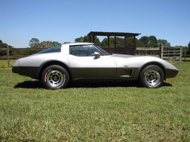 1978 Silver Chevrolet Corvette Coupe