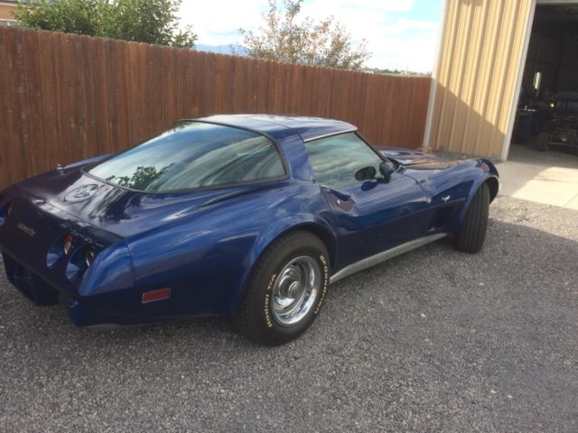 1978 Blue Chevrolet Corvette Coupe