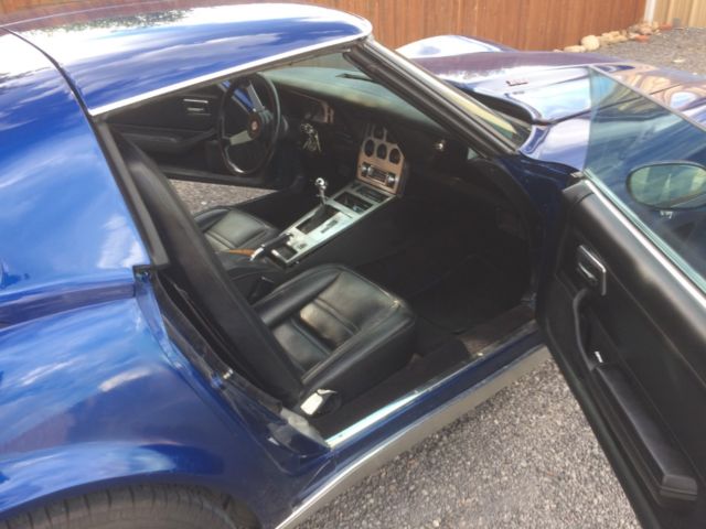 1978 Blue Chevrolet Corvette Coupe