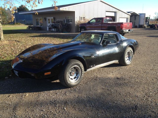 1978 Black Chevrolet Corvette Coupe