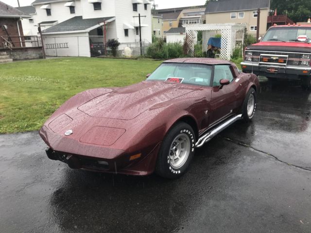 1978 Custom Burgundy Red Chevrolet Corvette