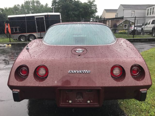 1978 Custom Burgundy Red Chevrolet Corvette