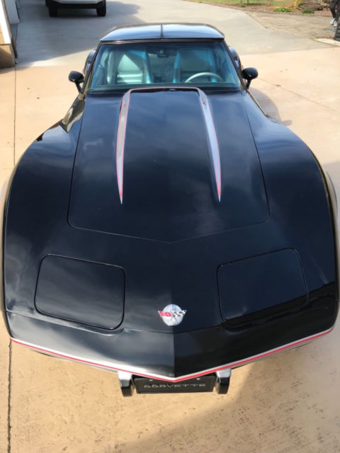1978 Black/Silver Chevrolet Corvette Coupe