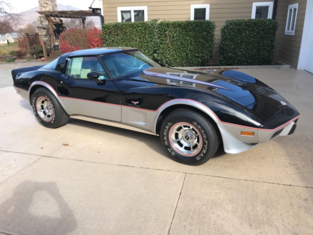 1978 Black/Silver Chevrolet Corvette Coupe