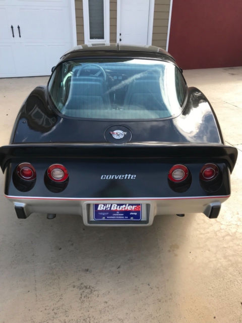 1978 Black/Silver Chevrolet Corvette Coupe