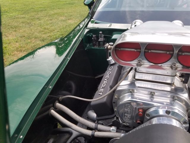1978 green Chevrolet Corvette