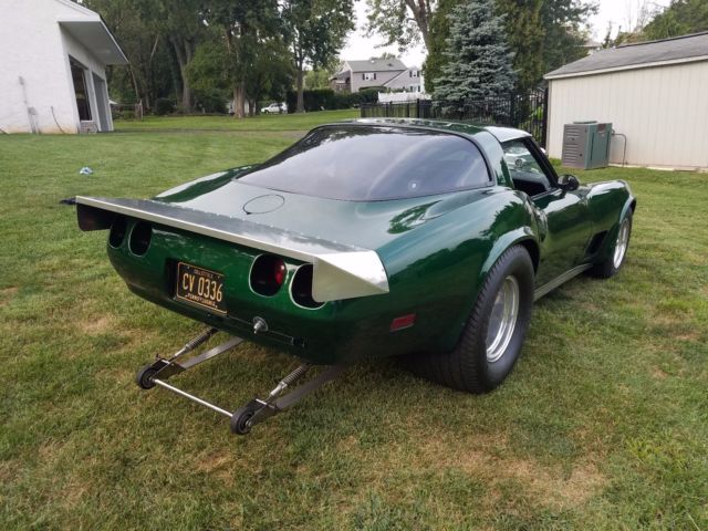 1978 green Chevrolet Corvette