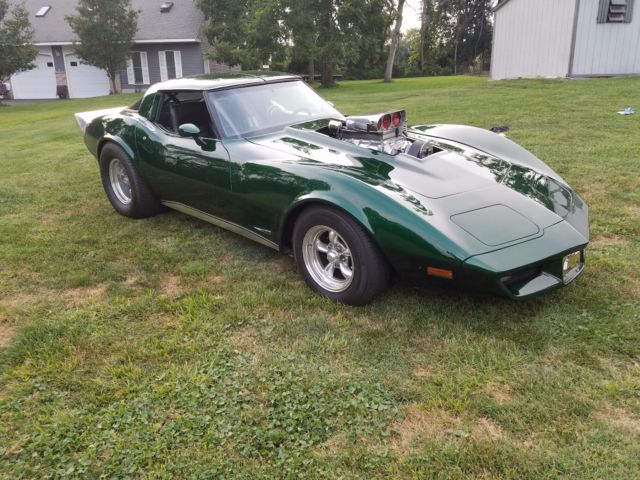 1978 green Chevrolet Corvette