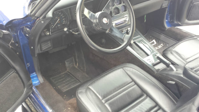 1978 Blue Chevrolet Corvette Fastback