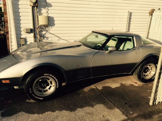 1978 Blue Chevrolet Corvette Fastback
