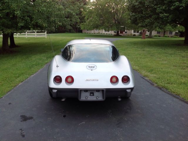 1978 Silver Chevrolet Corvette Coupe