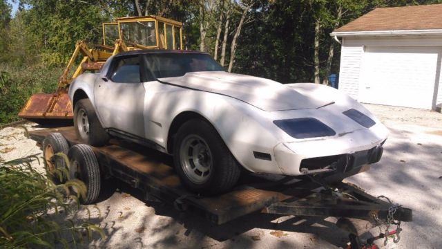 1978 Blue Chevrolet Corvette