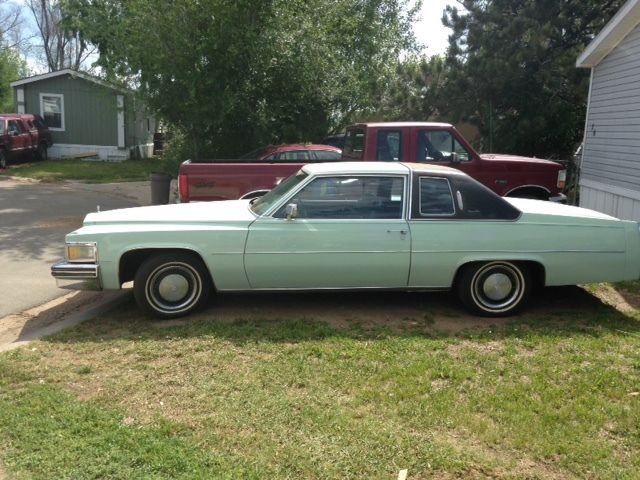 1978 Blue Cadillac DeVille Coupe