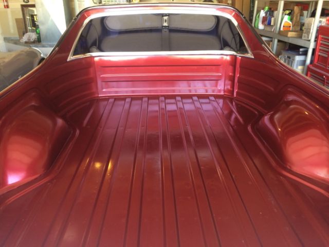 1978 Cayenne Red Met./White Chevrolet El Camino
