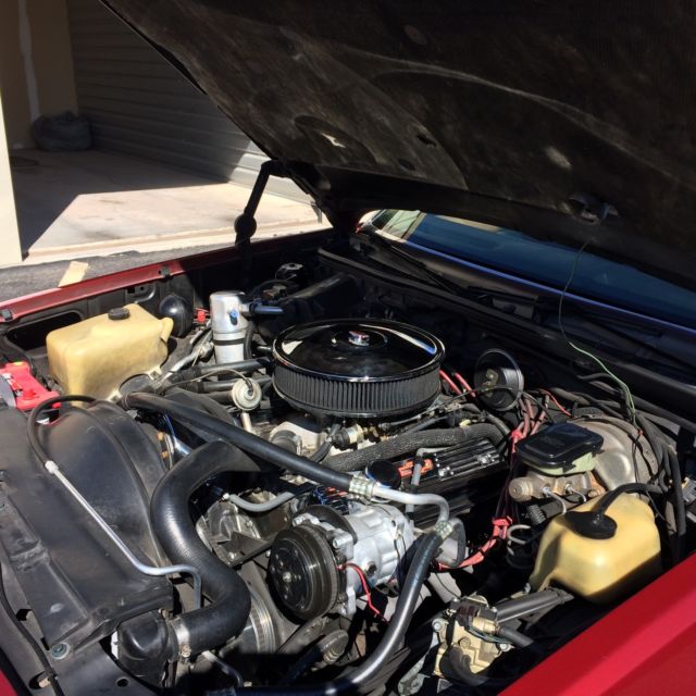 1978 Cayenne Red Met./White Chevrolet El Camino