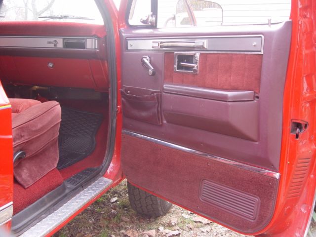 1978 Red Chevrolet Other Pickups Standard Cab Pickup