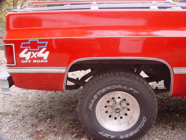 1978 Red Chevrolet Other Pickups Standard Cab Pickup