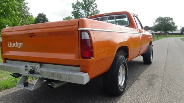 1978 Sunrise Orange Dodge Power Wagon Standard Cab Pickup