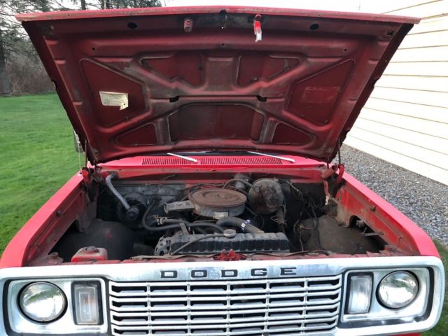 1978 Red Dodge Other Pickups Standard Cab Pickup
