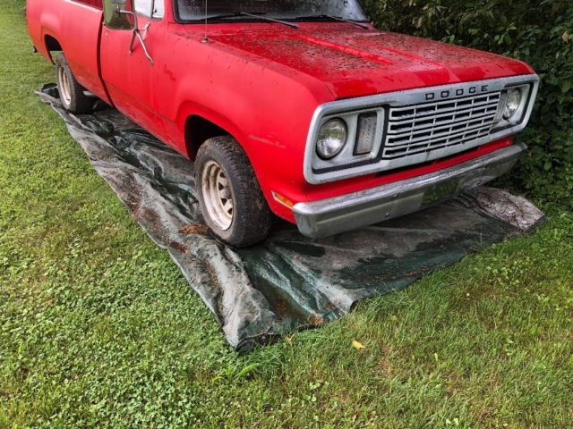 1978 Red Dodge Other Pickups Standard Cab Pickup