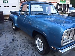 1978 Blue Dodge Other Pickups Standard Cab Pickup