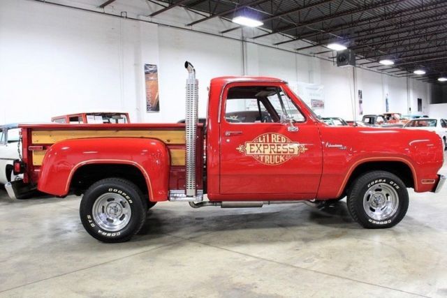 1978 Red Dodge Other Pickups Pickup Truck