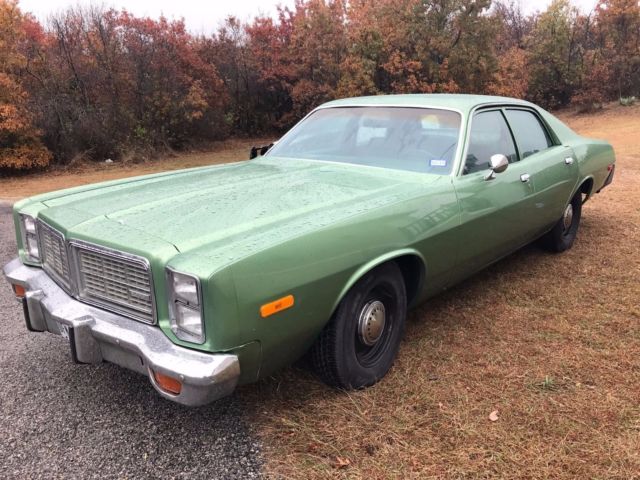 1978 Green Dodge Monaco Sedan