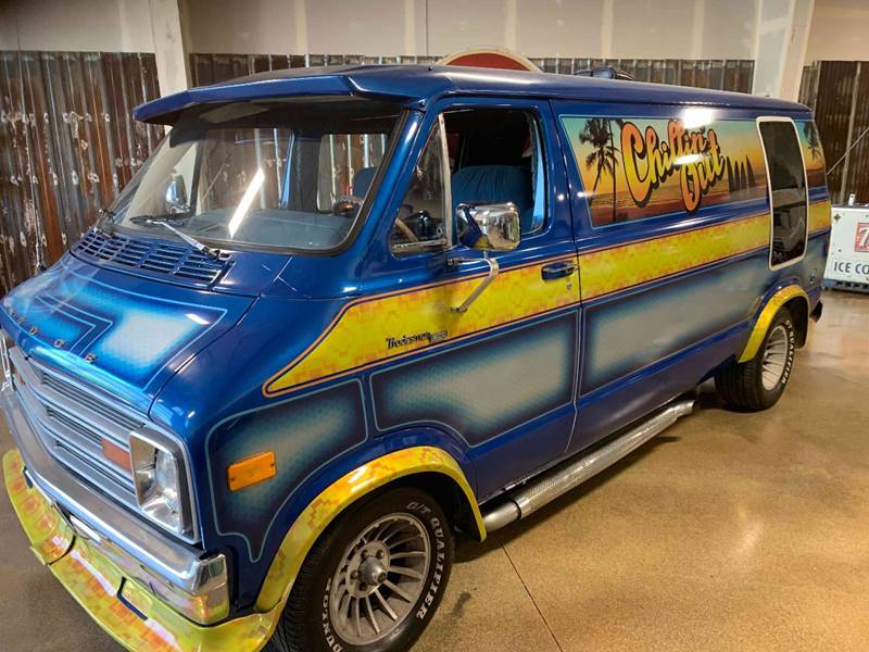 1978 Blue Dodge Ram Van Passenger Van