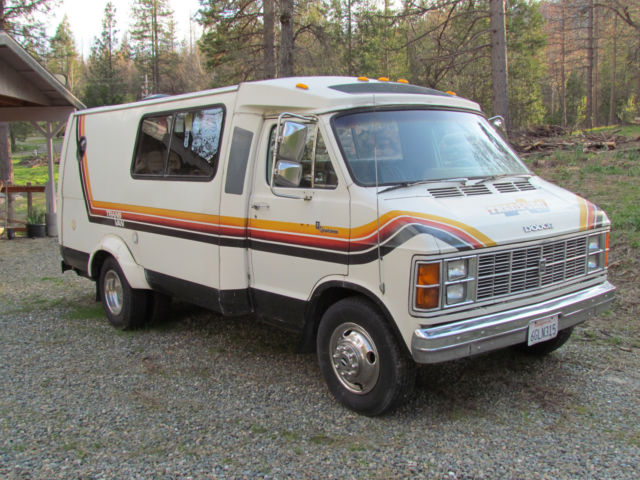 1978 Tan Dodge Ram Van Van Camper