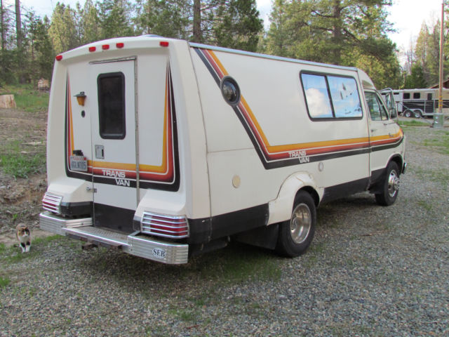 1978 Tan Dodge Ram Van Van Camper