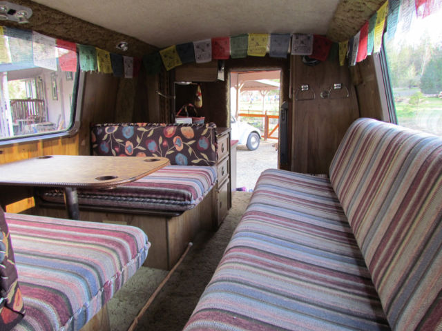 1978 Tan Dodge Ram Van Van Camper