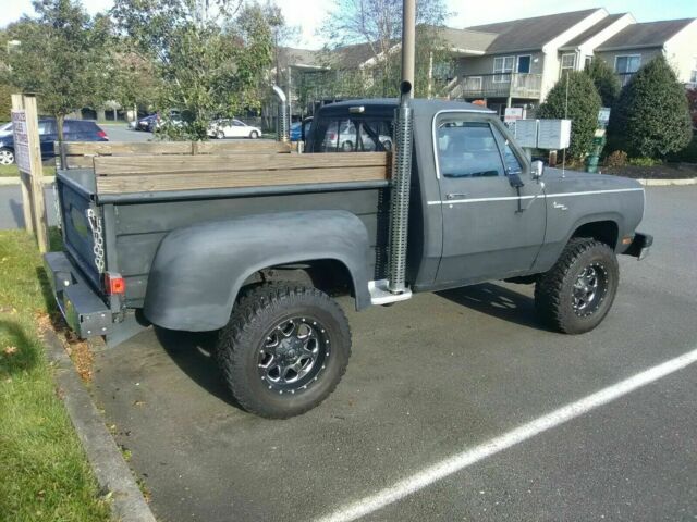 1978 Black Dodge Power Wagon Standard Cab Pickup