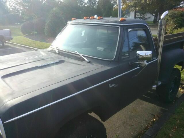 1978 Black Dodge Power Wagon Standard Cab Pickup