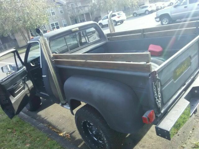 1978 Black Dodge Power Wagon Standard Cab Pickup