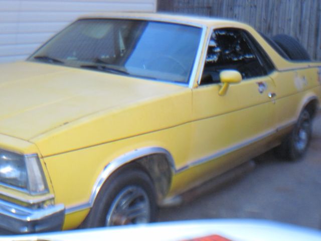 1978 Yellow Chevrolet El Camino Coupe