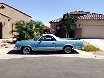 1978 Blue Chevrolet El Camino