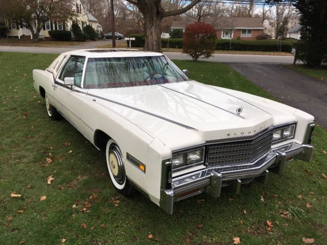 1978 White Cadillac Eldorado Coupe