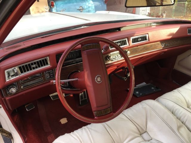 1978 White Cadillac Eldorado Coupe