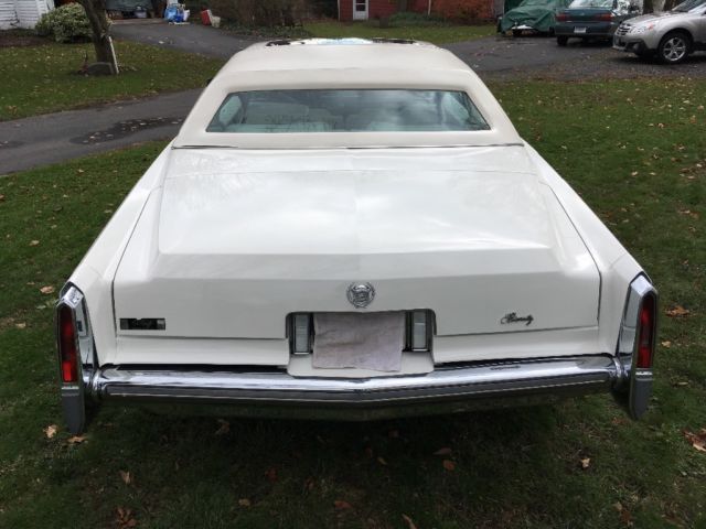 1978 White Cadillac Eldorado Coupe