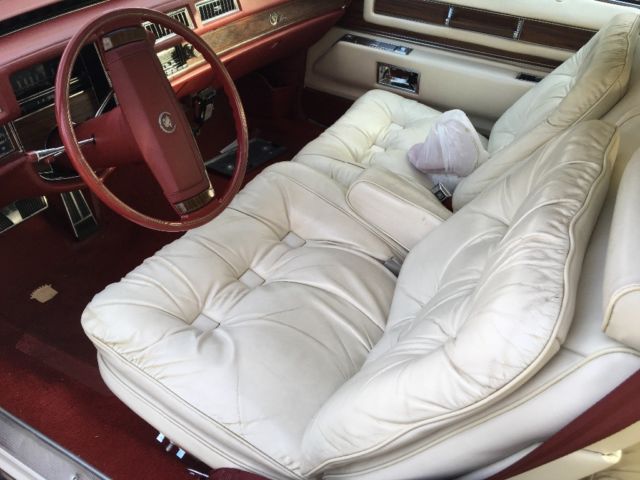 1978 White Cadillac Eldorado Coupe