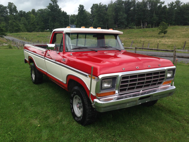 1978 Flame red/White two tone Ford F-150