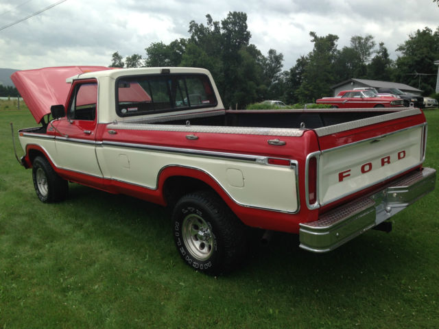 1978 Flame red/White two tone Ford F-150