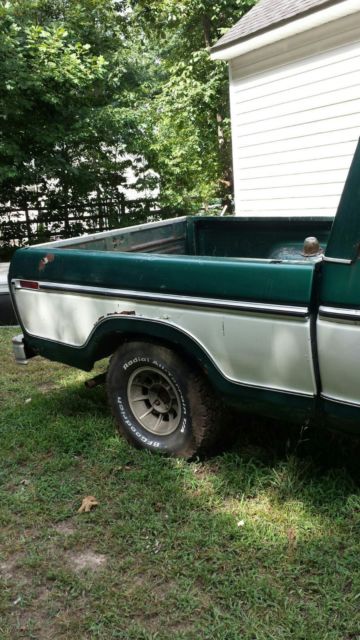 1978 Green/White Ford F-150 Extended Cab Pickup