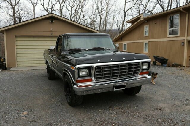1978 Black Ford F-250 Standard Cab Pickup