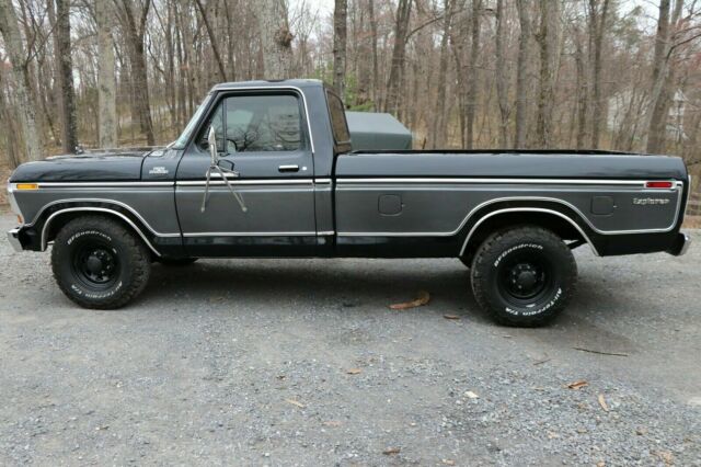 1978 Black Ford F-250 Standard Cab Pickup