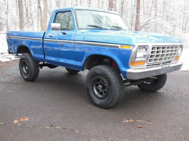 1978 Blue Ford F-150 Standard Cab Pickup