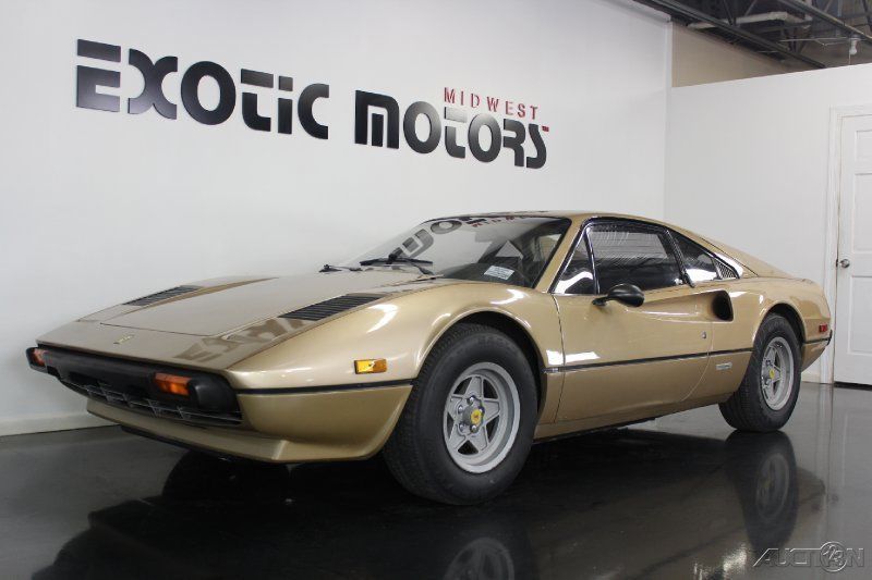 1978 Gold Ferrari 308 Coupe
