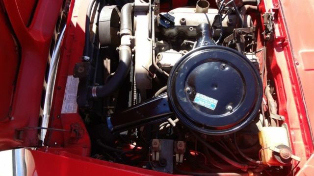 1978 Red Fiat SPIDER Convertible