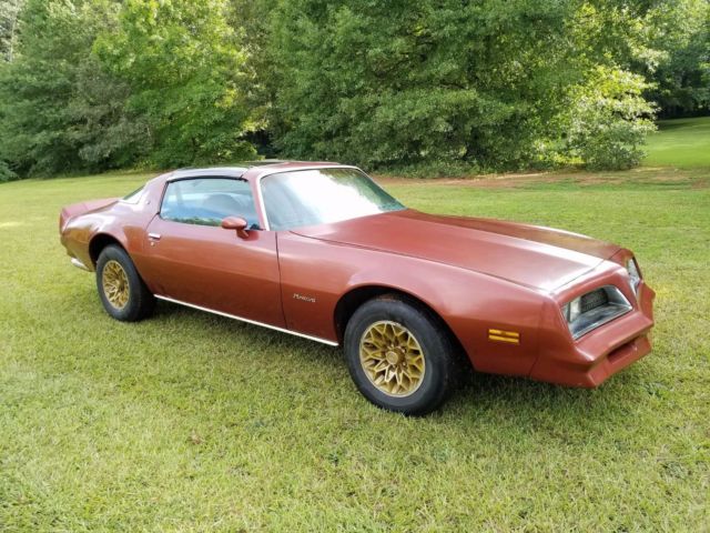 1978 Burgundy Pontiac Firebird Coupe