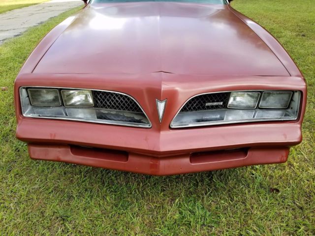 1978 Burgundy Pontiac Firebird Coupe
